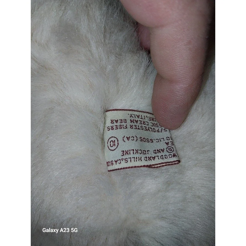 Vtg Applause Avanti Polar Bear White 15